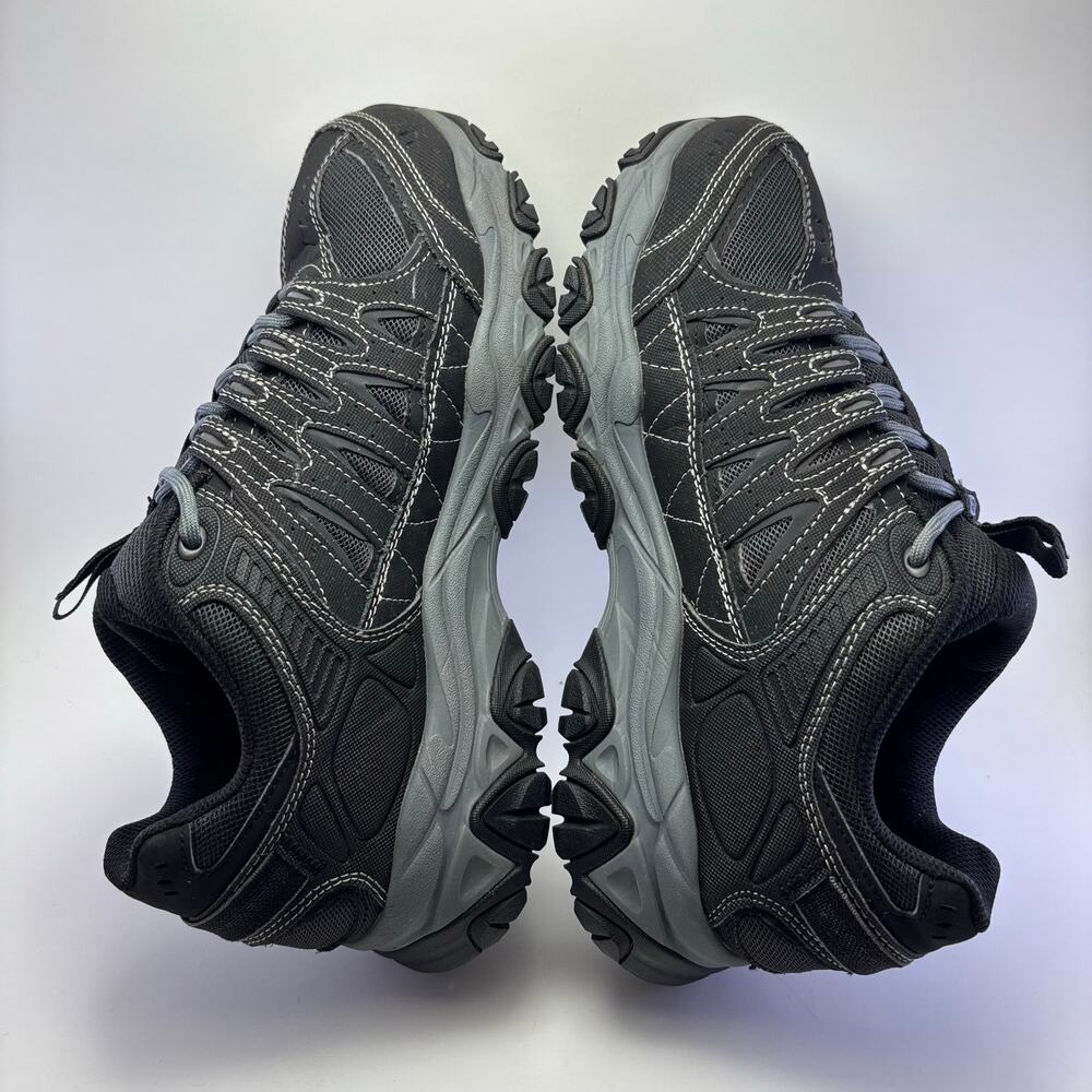 SKECHERS "After Burn M.Fit 2.0" Black/Gray Shoes Men’s Size 10.5 - Picture 6 of 12